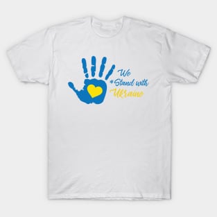 We stand with Ukraine, Fu*k Putin, Stand with Ukraine, Stop War, Middle Finger, Anti Putin, Strong Ukraina T-Shirt, Save Ukraine, Peace T-Shirt T-Shirt